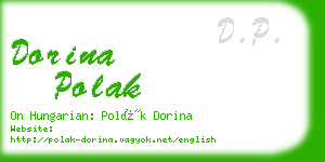 dorina polak business card